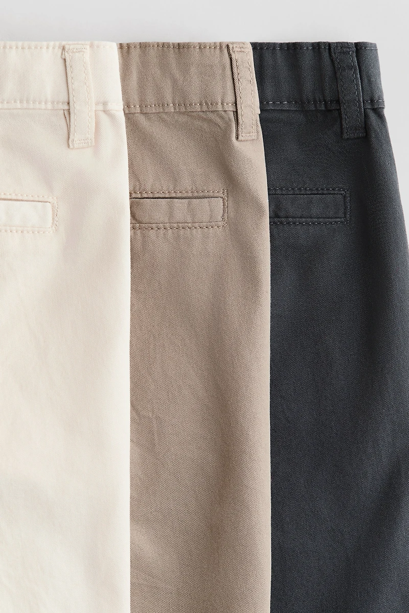 3-Pack Cotton Chino Shorts