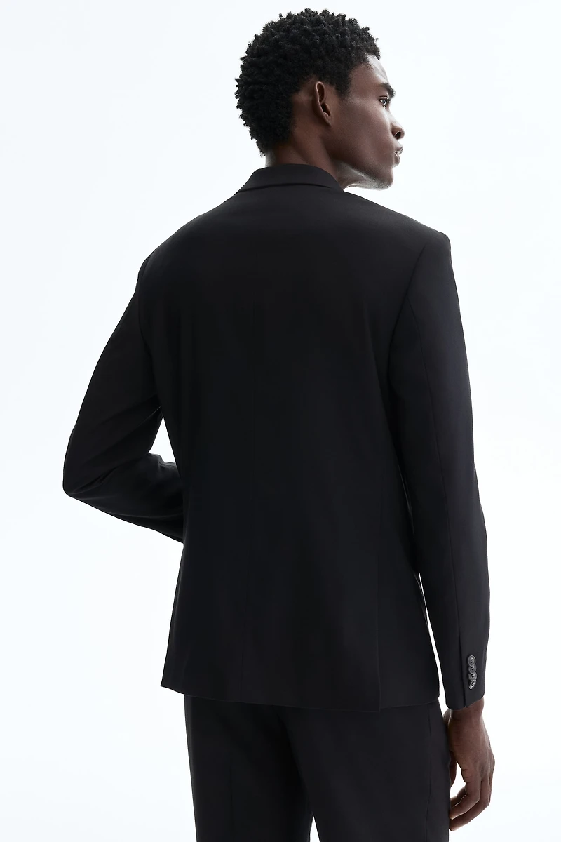 Regular-Fit Single-Breasted Jacket