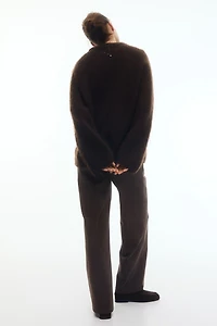 Pantalon MAMA avec plis marqués devant