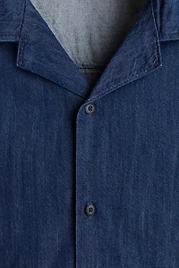 Regular-Fit Denim Resort Shirt