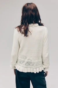 Chandail en tricot pointelle