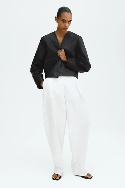 Short Leather Jacket