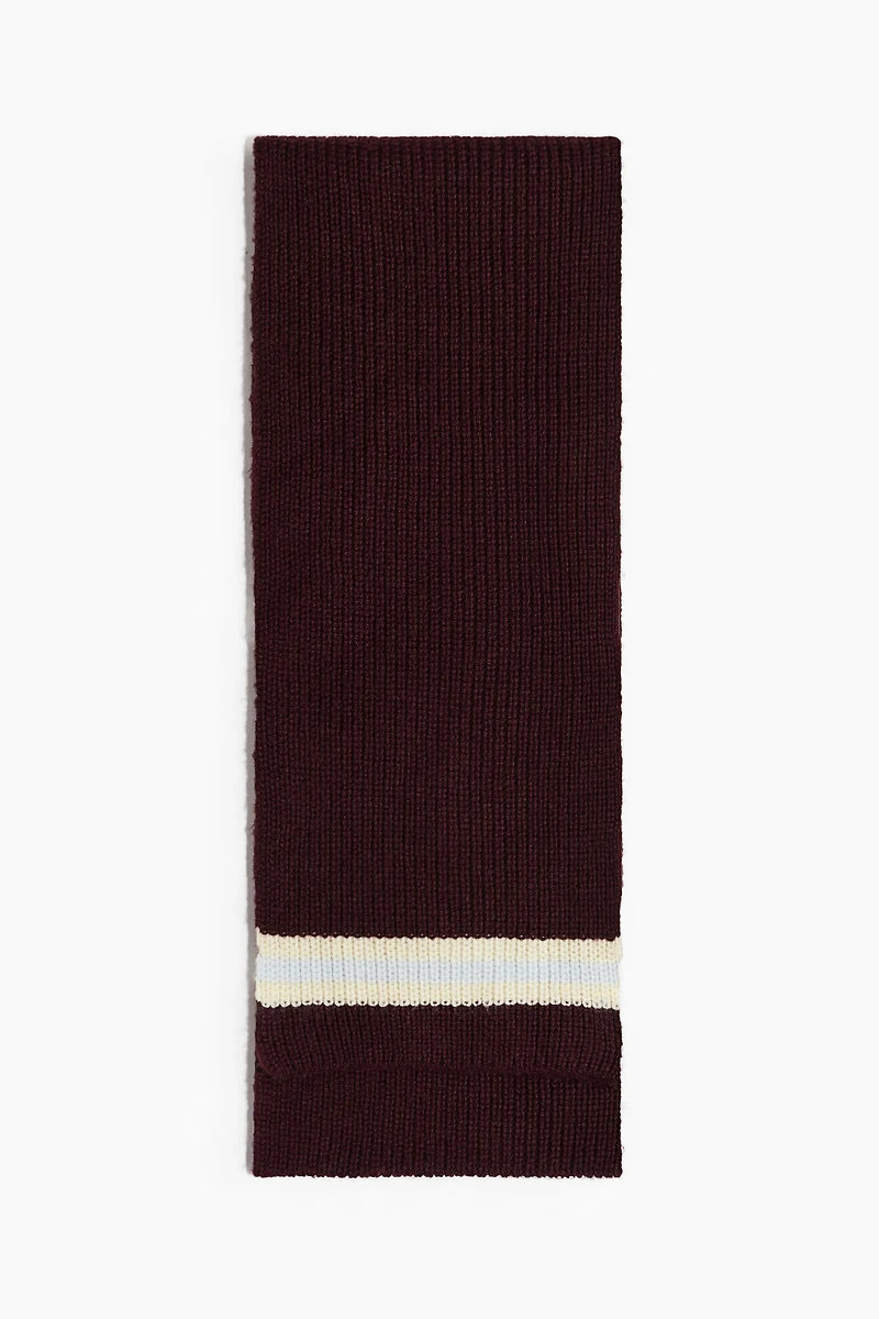 Rib-Knit Scarf