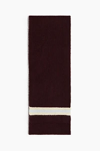 Rib-Knit Scarf