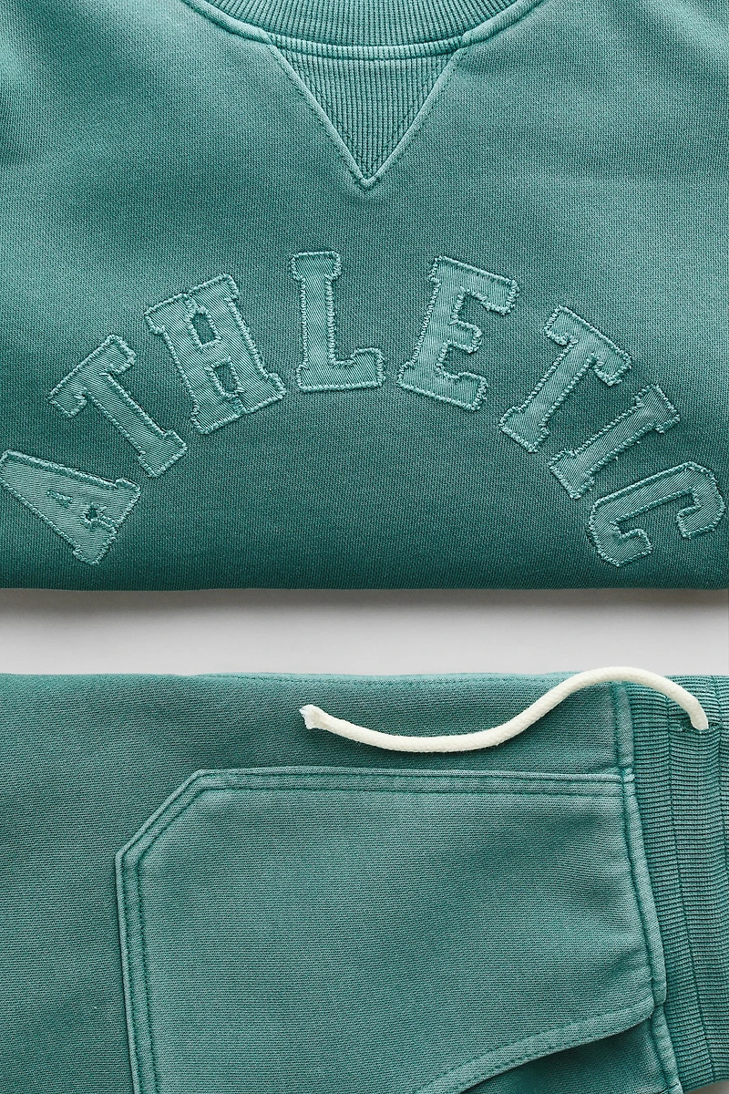 2-Piece Sweatshirt and Sweatshorts Set