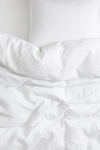 Linen Twin Duvet Cover Set
