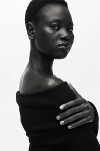 Off-the-Shoulder Sweater