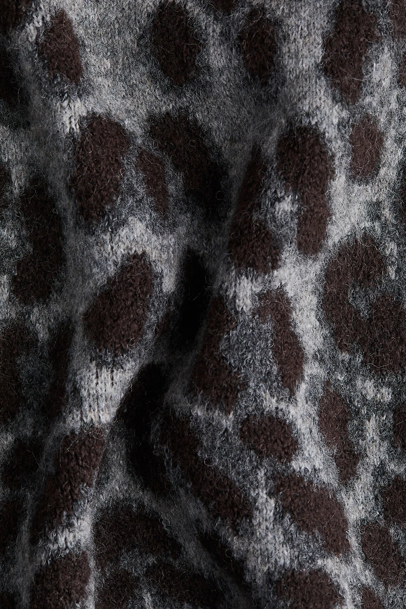 Jupe en tricot jacquard