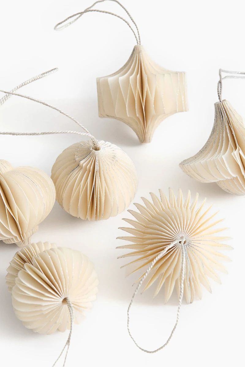 6-Pack Paper Ornaments