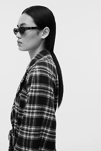 Lunettes de soleil ovales