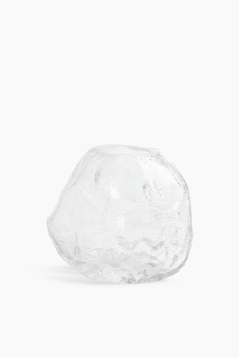Small Textured Glass Vase