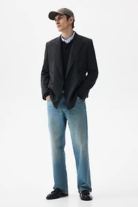 Relaxed-Fit Double-Breasted Jacket