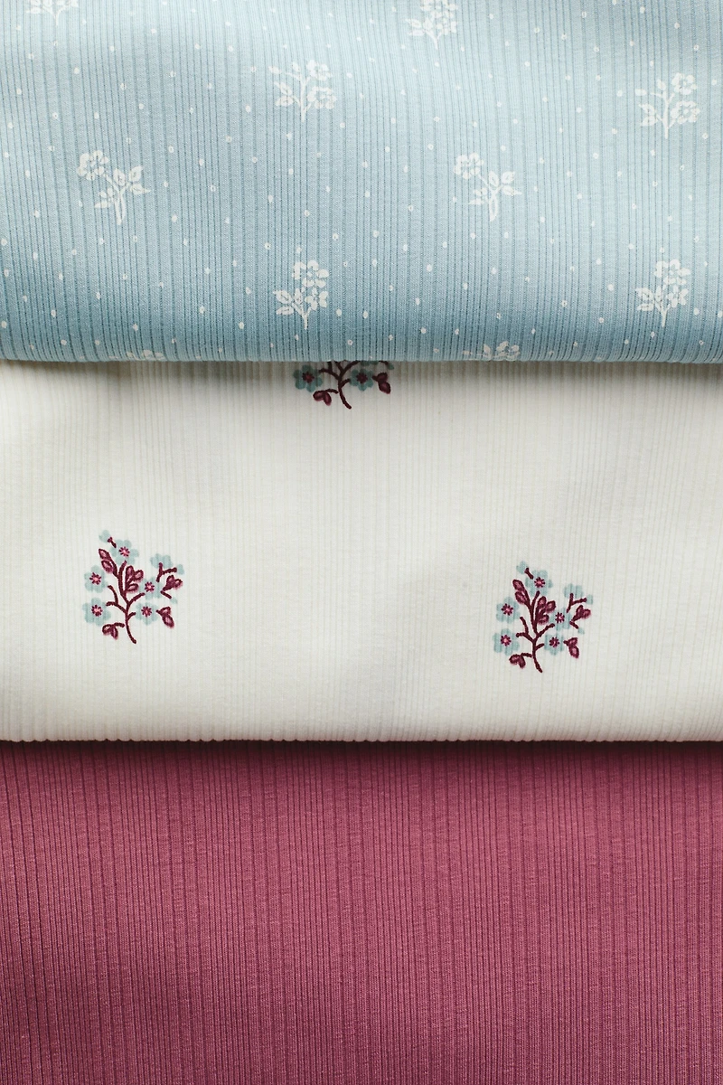 3-Pack Ribbed Tops