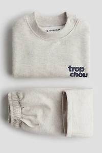 2-Piece Cotton Sweatsuit