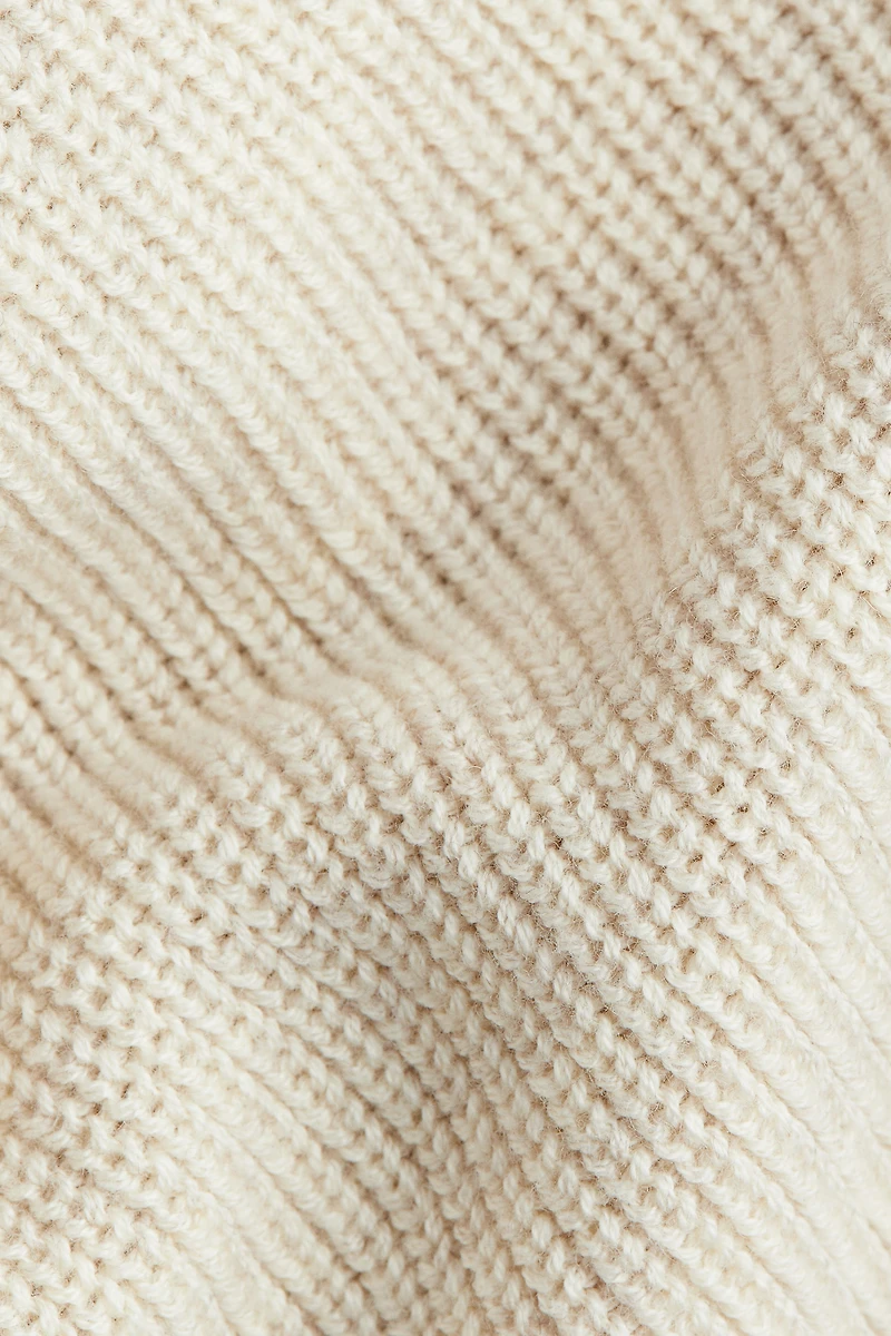 Wool-Blend Half-Zip Sweater