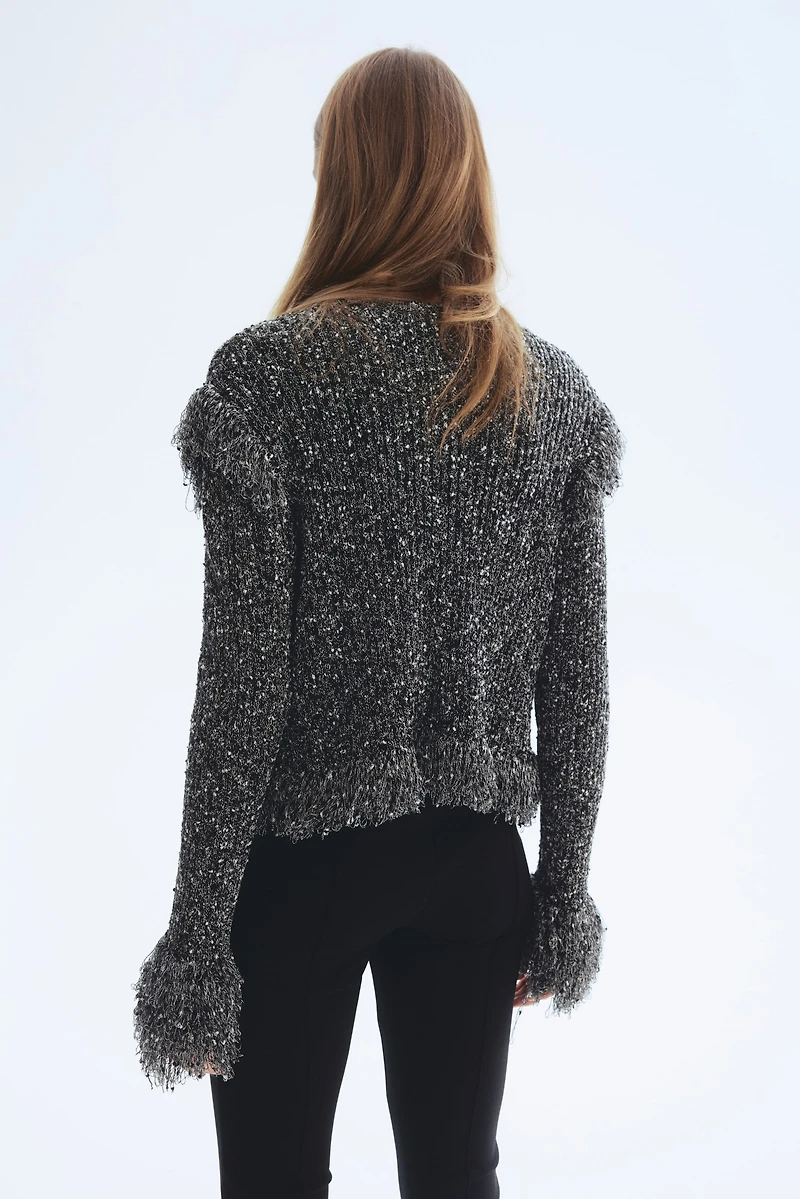 Cardigan with Fringe