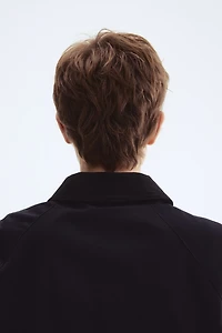 Jacket with Corduroy Collar