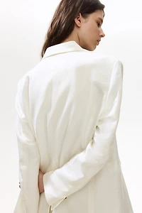 Blazer en lin mélangé