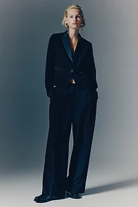 Straight-Cut Dress Pants