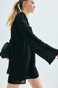 Sheer Plumeti Dress