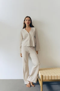 Fine-Knit Cardigan