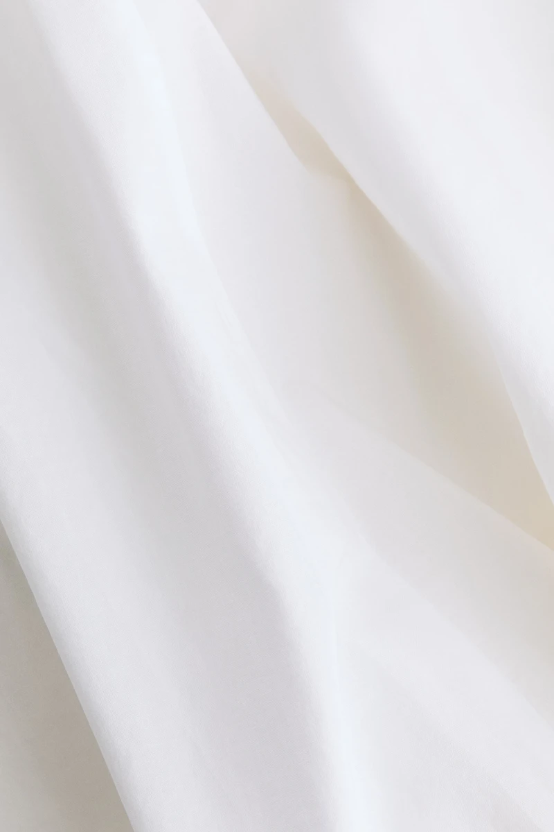 Jupe plissée en coton