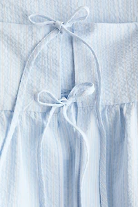 Cotton Seersucker Top