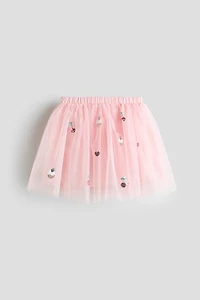 Sequined Tulle Skirt