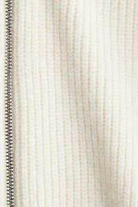 Cardigan à fermeture éclair