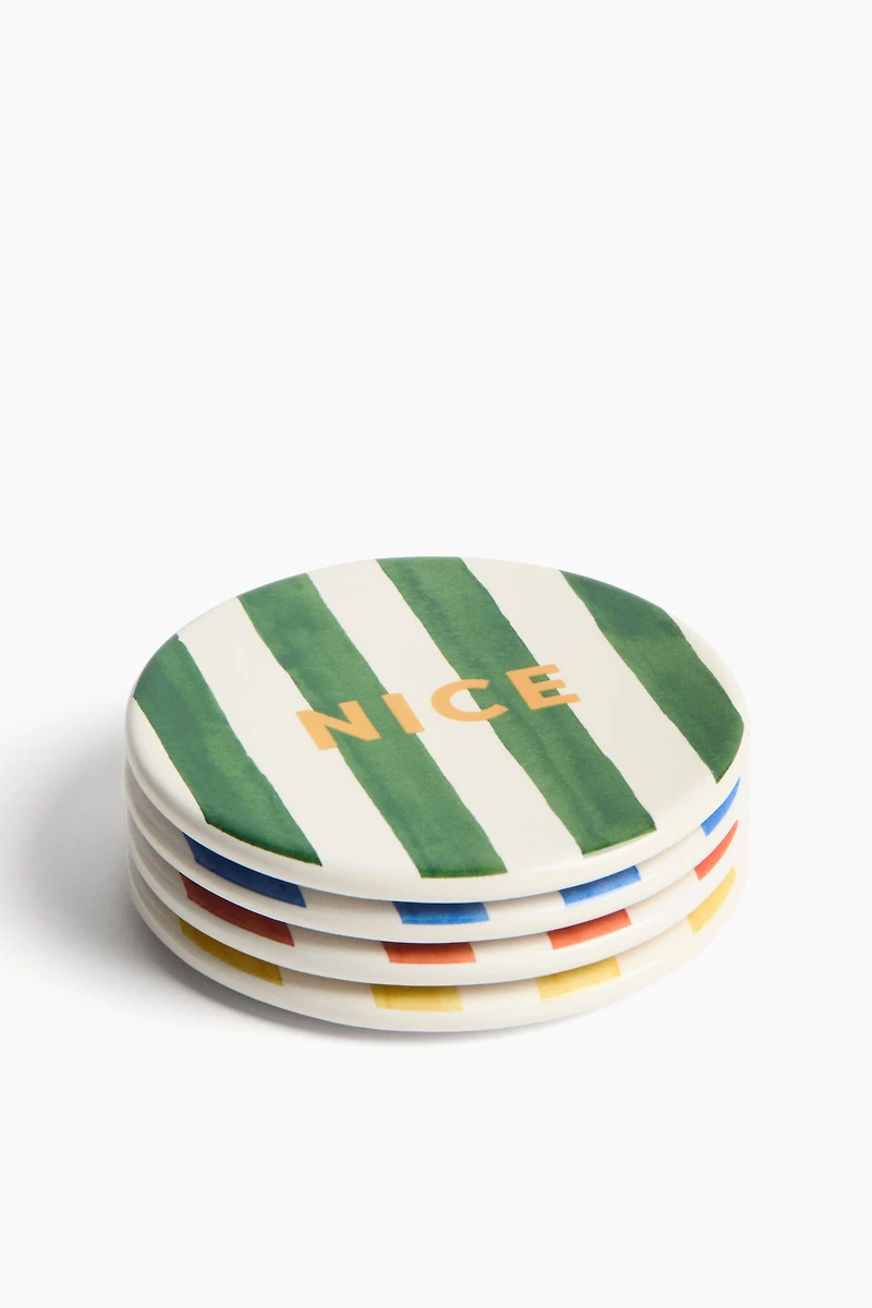 4-Pack Porcelain Coasters