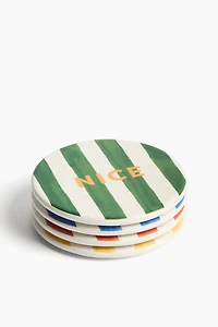 4-Pack Porcelain Coasters
