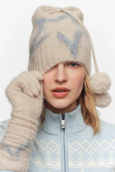 Bonnet en mohair mélangé