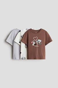 3-Pack Printed Cotton T-Shirts