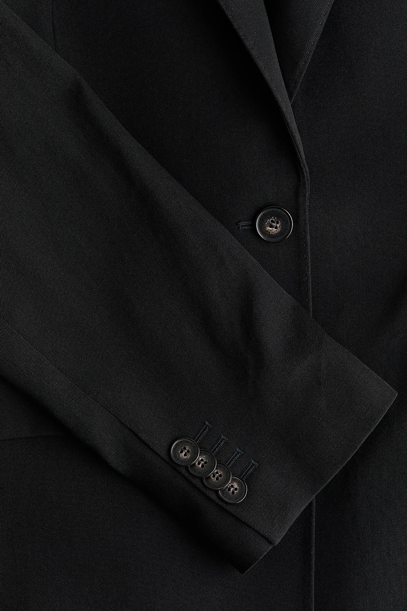 Single-Breasted Wool Blazer