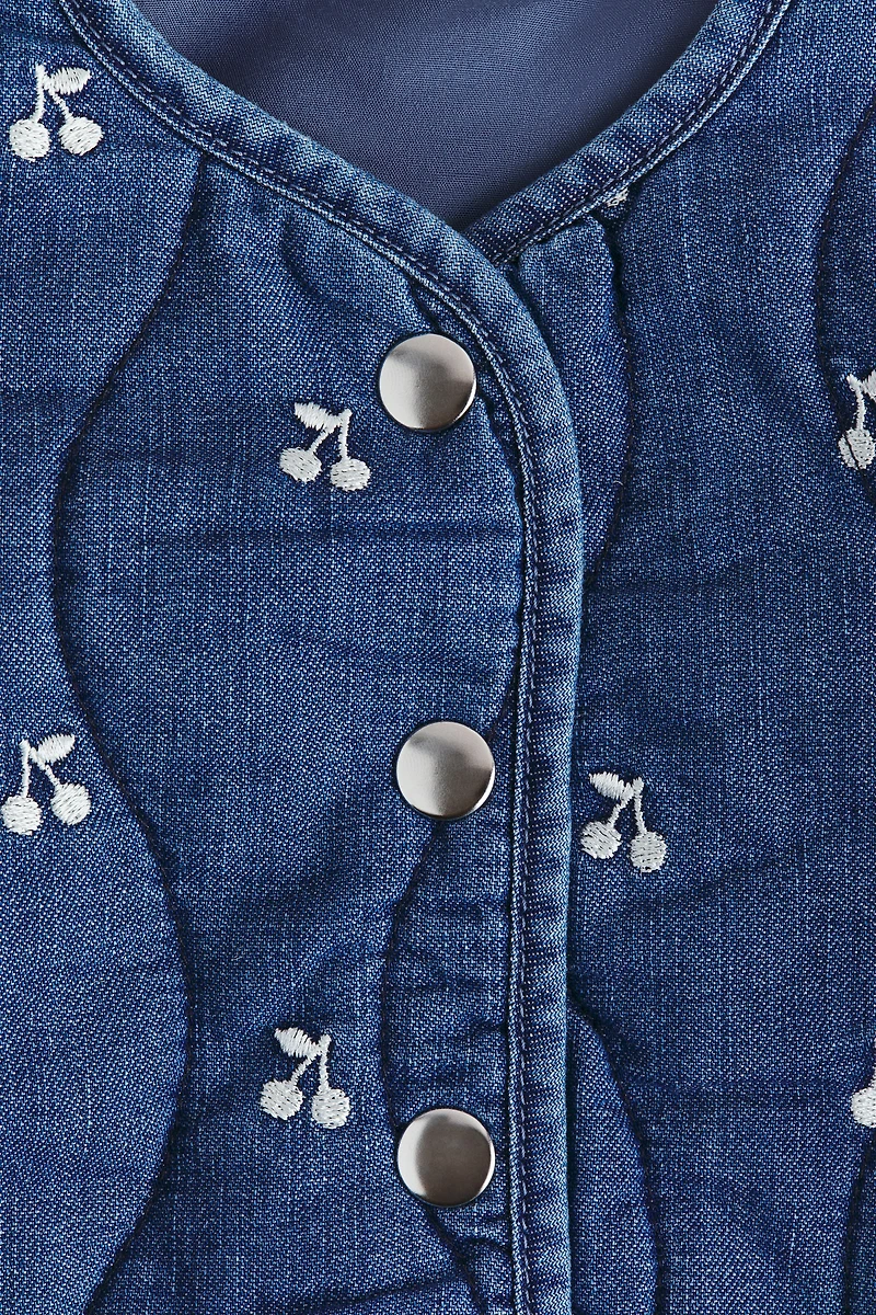 Quilted Denim Jacket