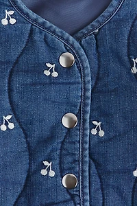Quilted Denim Jacket