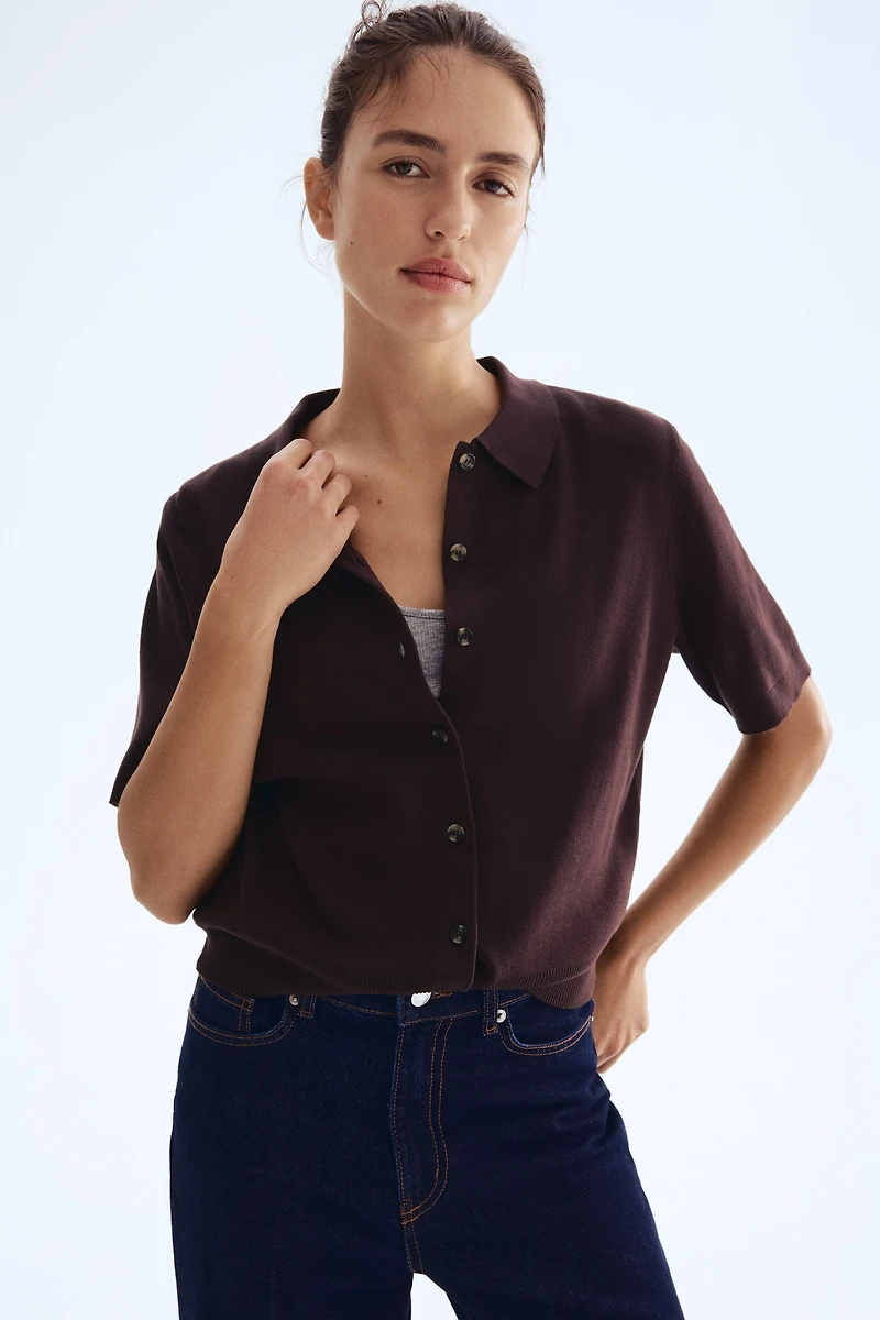 Cardigan with Collar