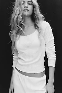 Cotton Pointelle Pajamas