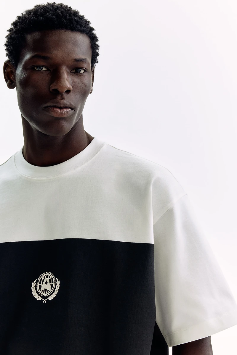 T-shirt imprimé grande taille