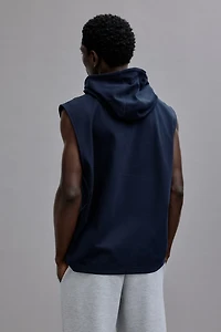 Regular-Fit Sleeveless Sports Hoodie with DryMove™