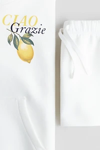Ensemble 2 pièces avec kangourou et short