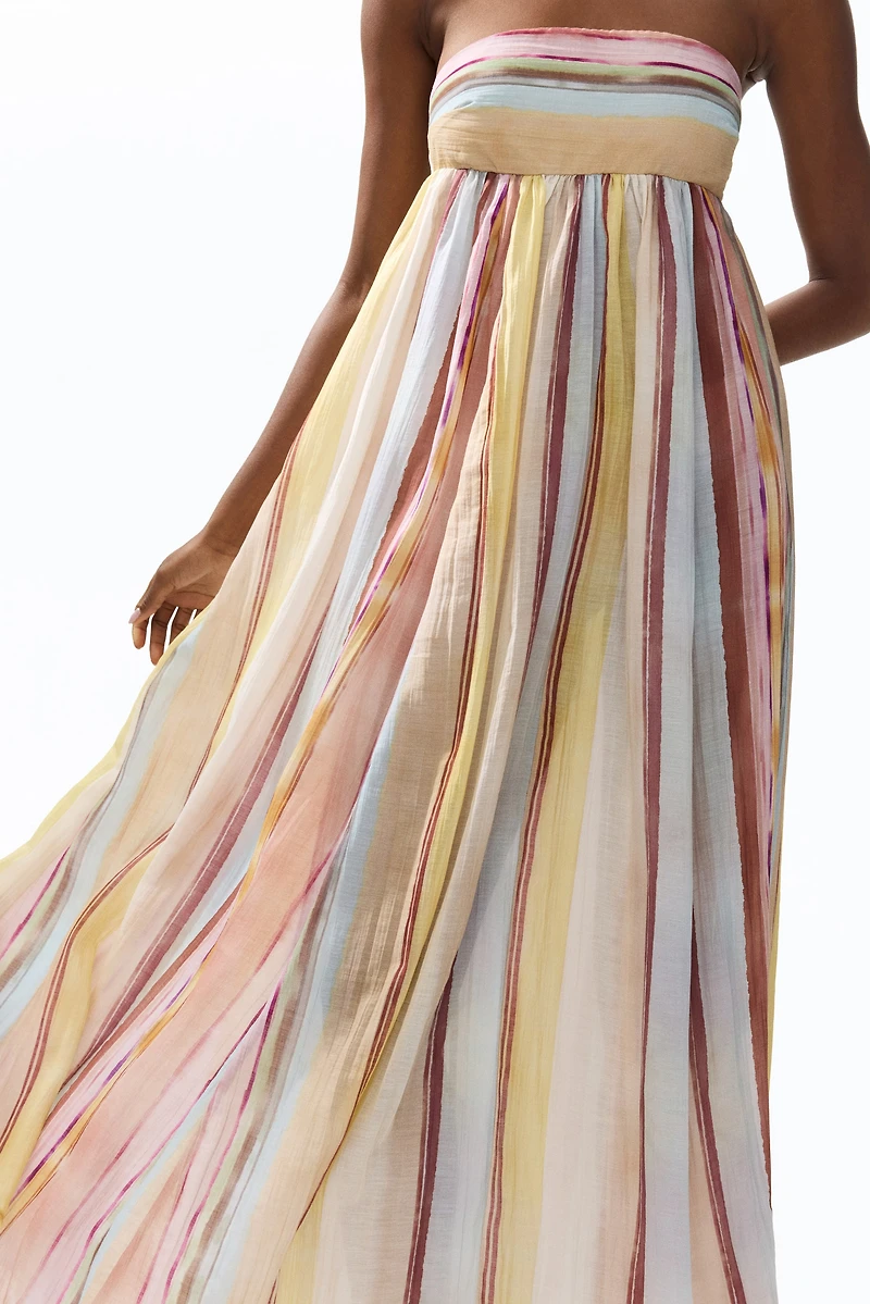 Long Bandeau Dress
