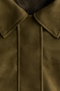 Bomber Jacket with Collar