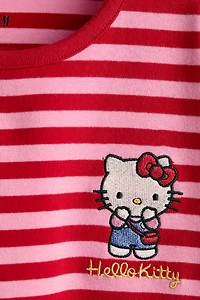 Long-Sleeved T-Shirt with Embroidered Motif