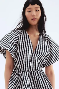 Bubble-Hem Dress