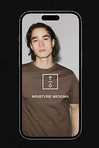 T-shirt rafraîchissant à coupe classique