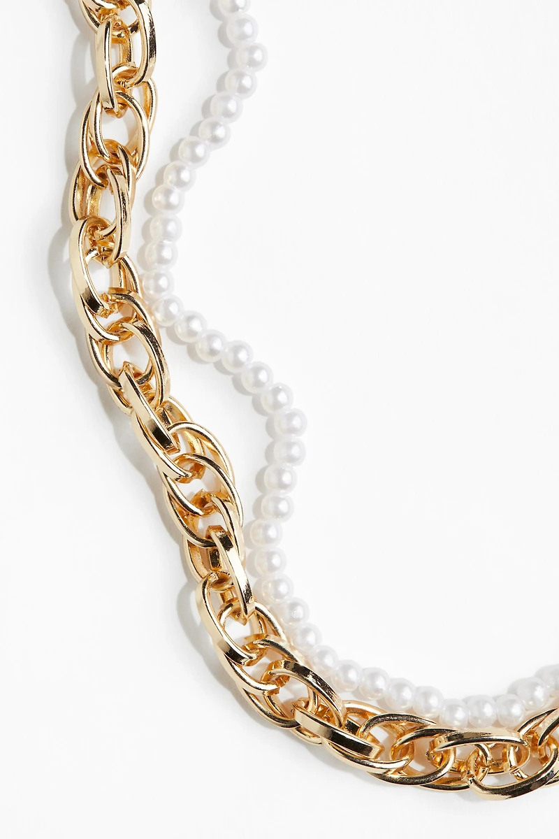 Collier à deux rangs