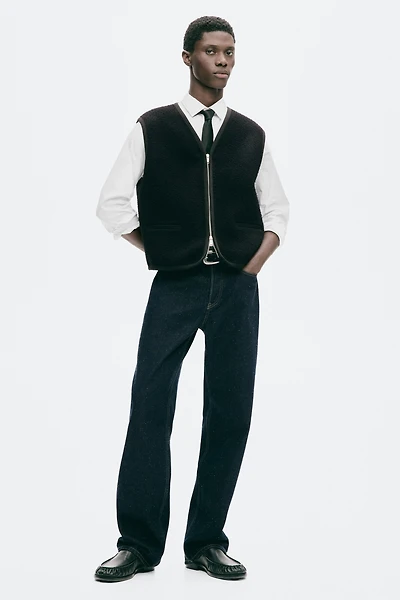 Wool-blend Vest