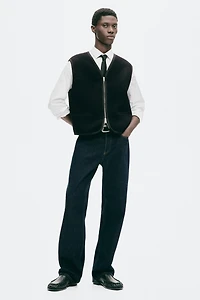 Wool-blend Vest