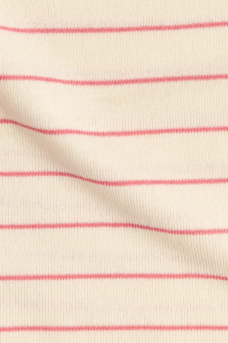 Haut à mancherons en fin tricot